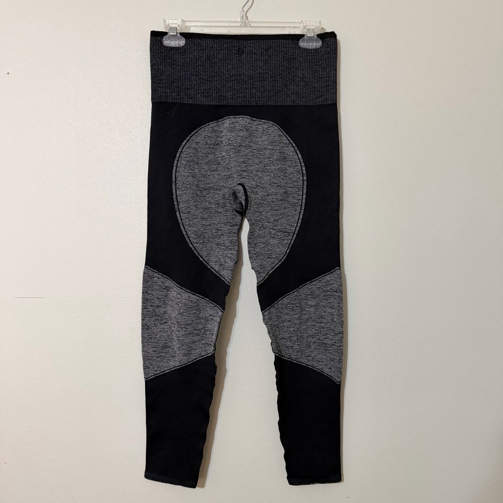 ThirdLove Leggings Third Love Black Gray Seamless Compression Extra Large XL